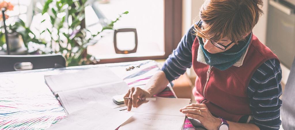 Business owner working on a strong internal controls plan