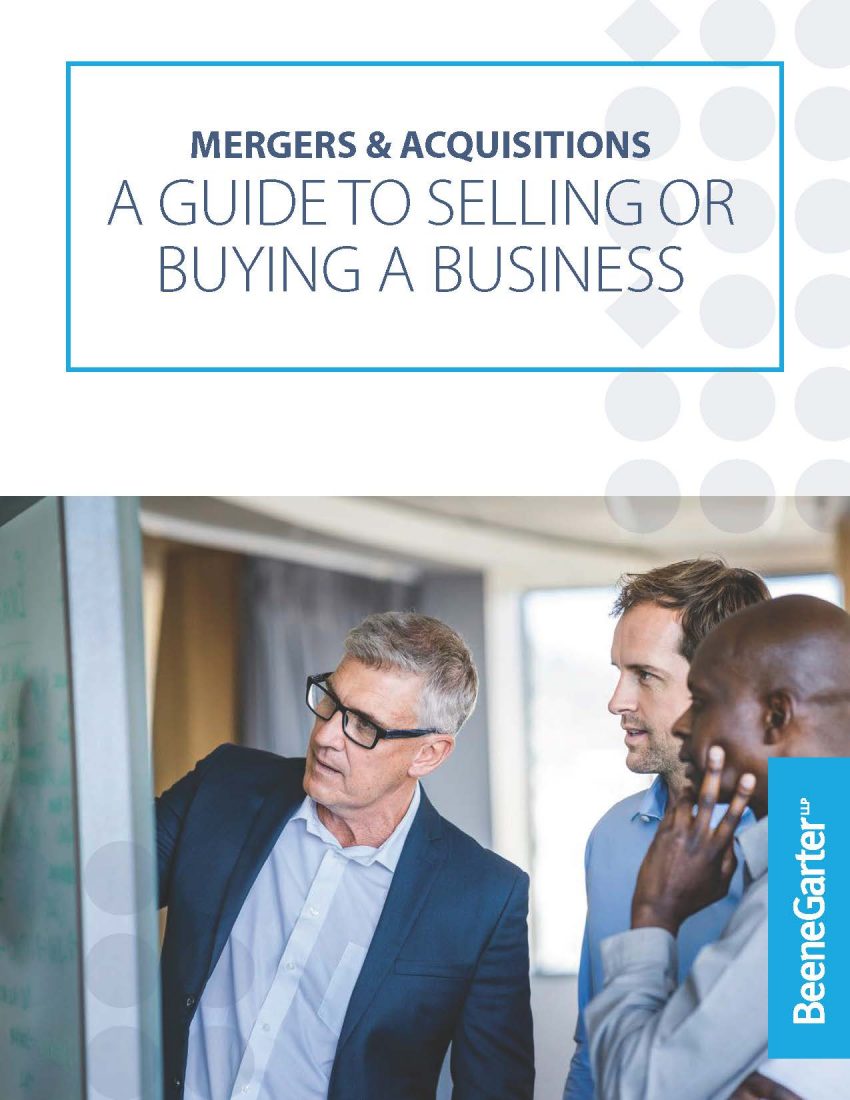 Cover of M&A Guide - Mergers & Acquisitions - A Guide to Selling or Buying a Business