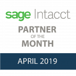 Sage Intacct Partner of the Month April 2019