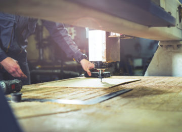 Milling machine at wood manufacturer - case study of Beene Garter's accounting outsourcing services