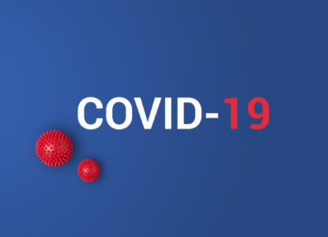 COVID-19 (coronavirus) with red balls